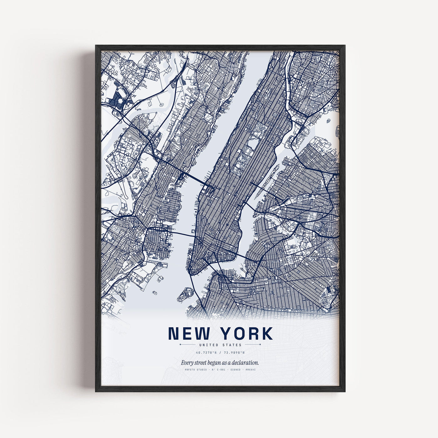 New York — MNFSTO poster