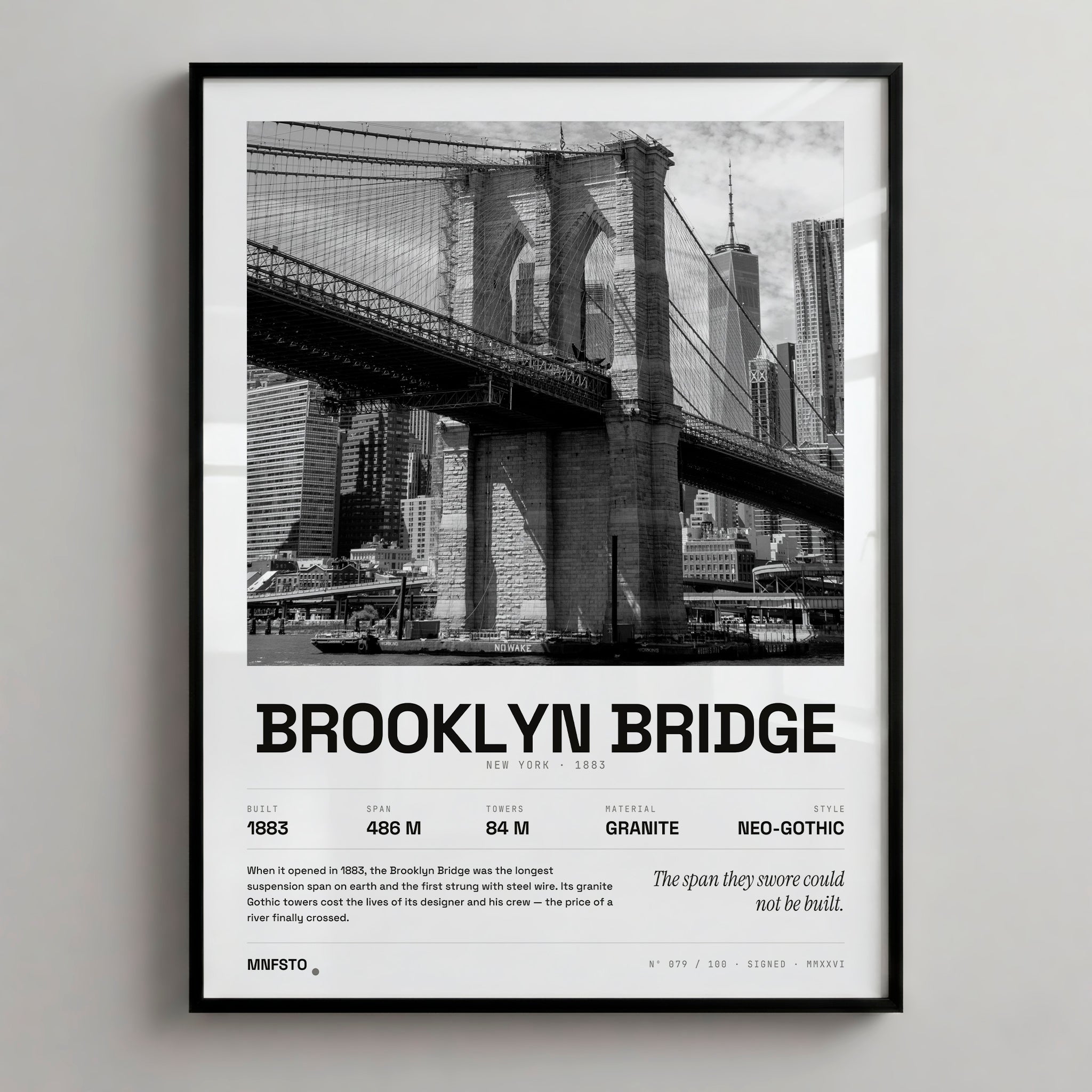 MNFSTO 079 Brooklyn Bridge — In Rotation