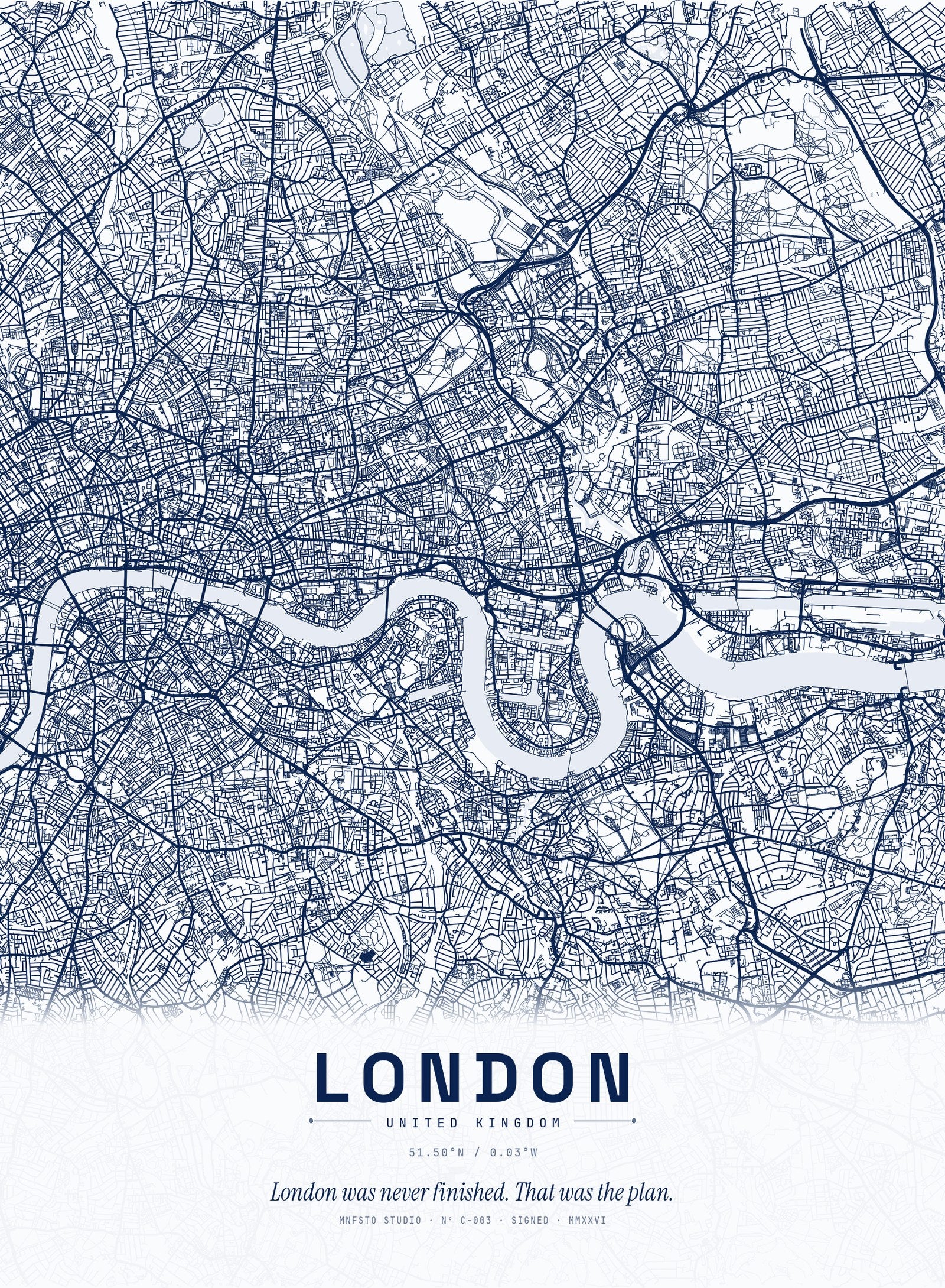 London — MNFSTO Cartography C003