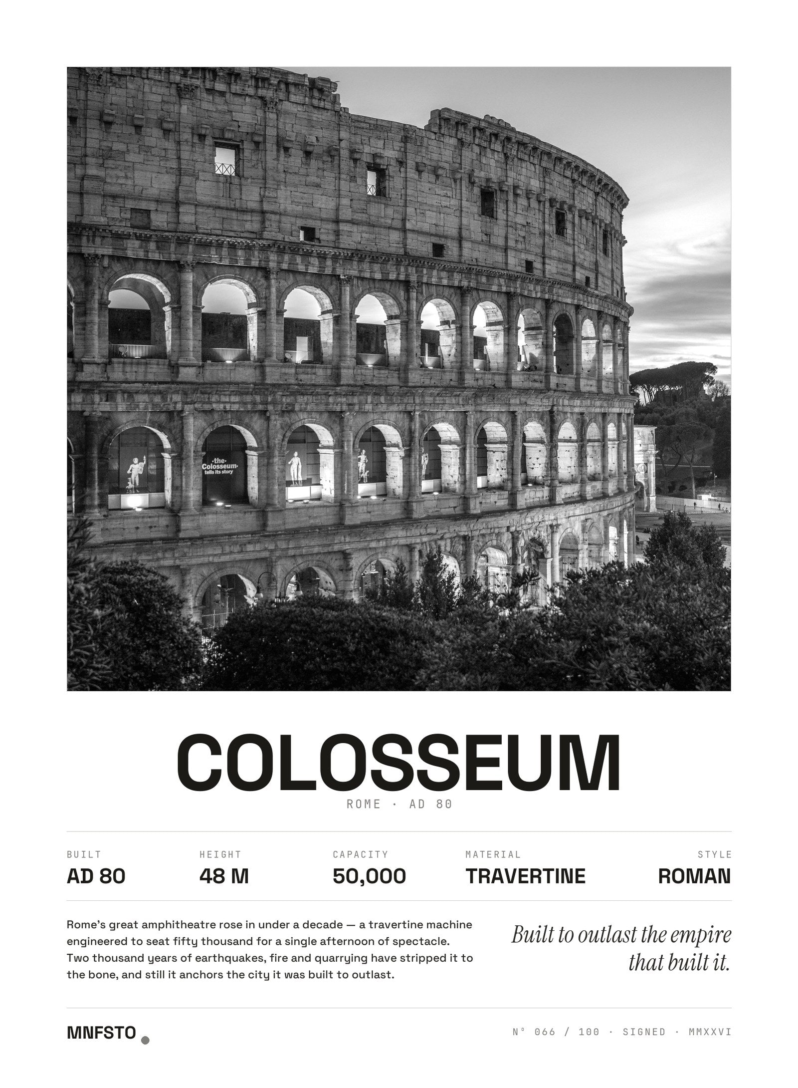 Colosseum — MNFSTO Manifesto Structures Nº066