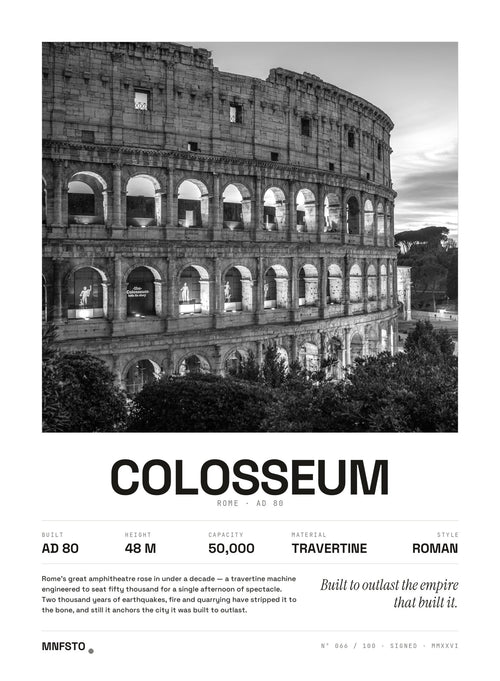 Colosseum — MNFSTO Manifesto Structures Nº066